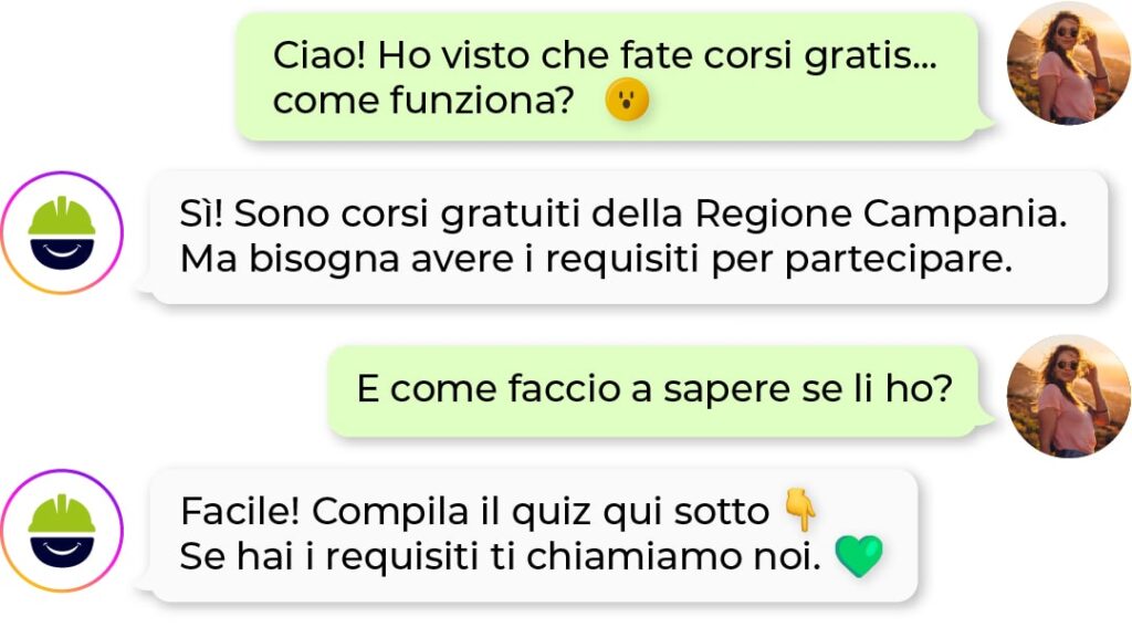 corsi gratuiti per disoccupati a salerno