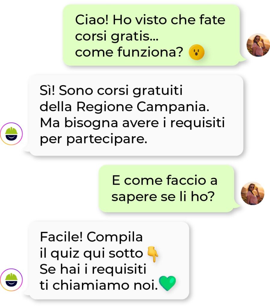 corsi gratuiti per disoccupati a salerno